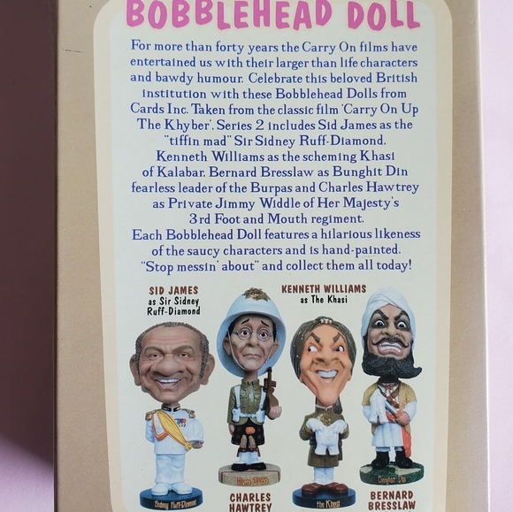 UK Carry On Camping Antique Collectible British Sid James Bobblehead Doll UK - Picture 7 of 7